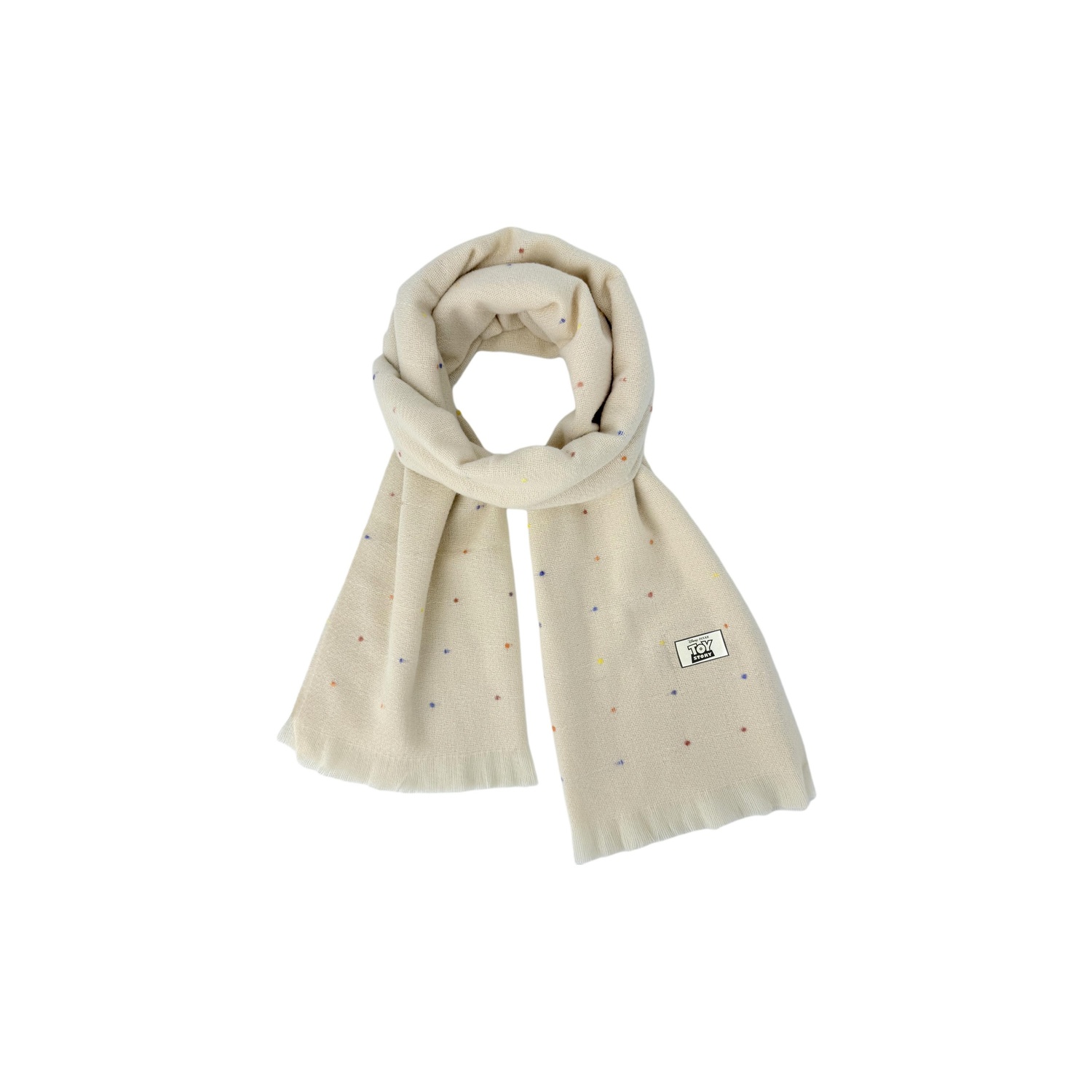 Disney Полиэстеровый вязаный шарф унисекс, Rainbow Bean-Beige
Disney Полиэстеровый вязаный шарф унисекс, Rainbow Bean-Beige