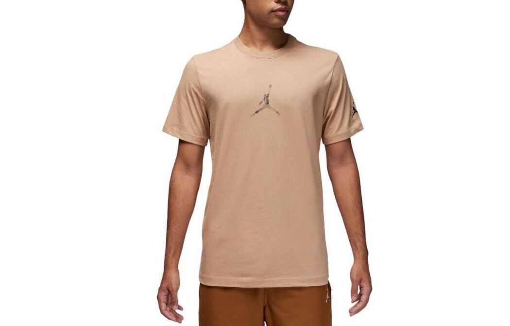Футболка мужская коричневая Jordan, коричневый 
Футболка мужская коричневая Jordan, коричневый