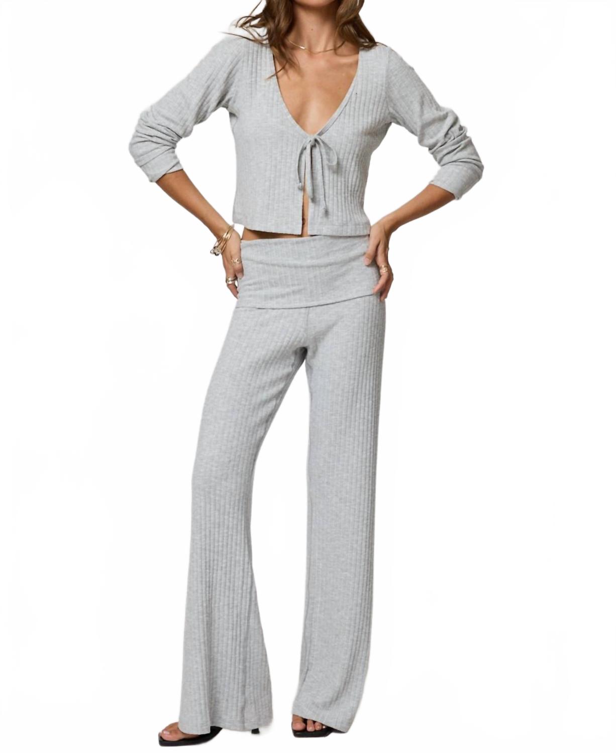 Брюки Hygge Fold Over серого цвета Stillwater, серый
Брюки Hygge Fold Over серого цвета Stillwater, серый