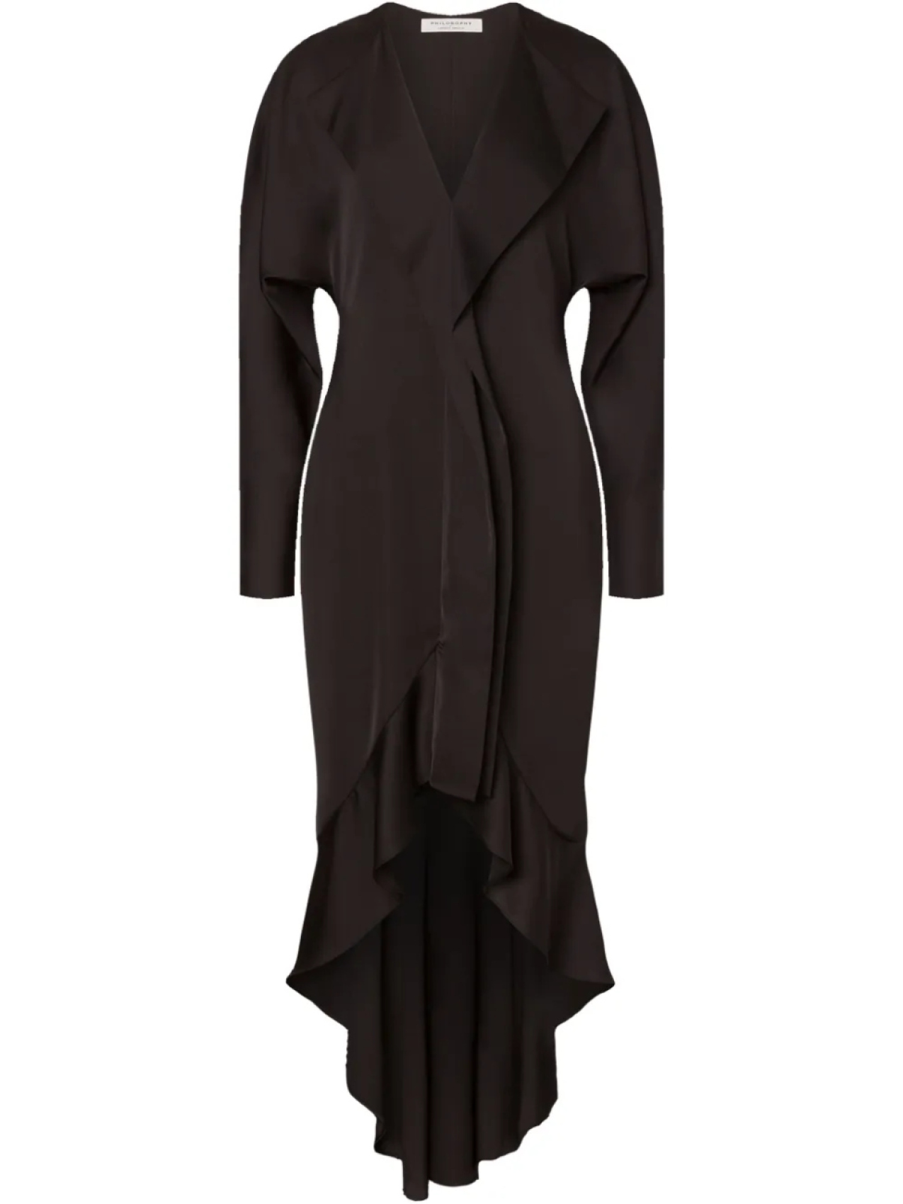 Philosophy Di Lorenzo Serafini платье асимметричного кроя с оборками, черный
Philosophy Di Lorenzo Serafini платье асимметричного кроя с оборками, черный