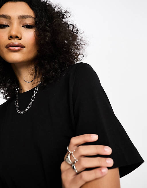 Черная хлопковая свободная футболка Weekday Perfect, Черный, Черная хлопковая свободная футболка Weekday Perfect
Черная хлопковая свободная футболка Weekday Perfect, Черный, Черная хлопковая свободная футболка Weekday Perfect