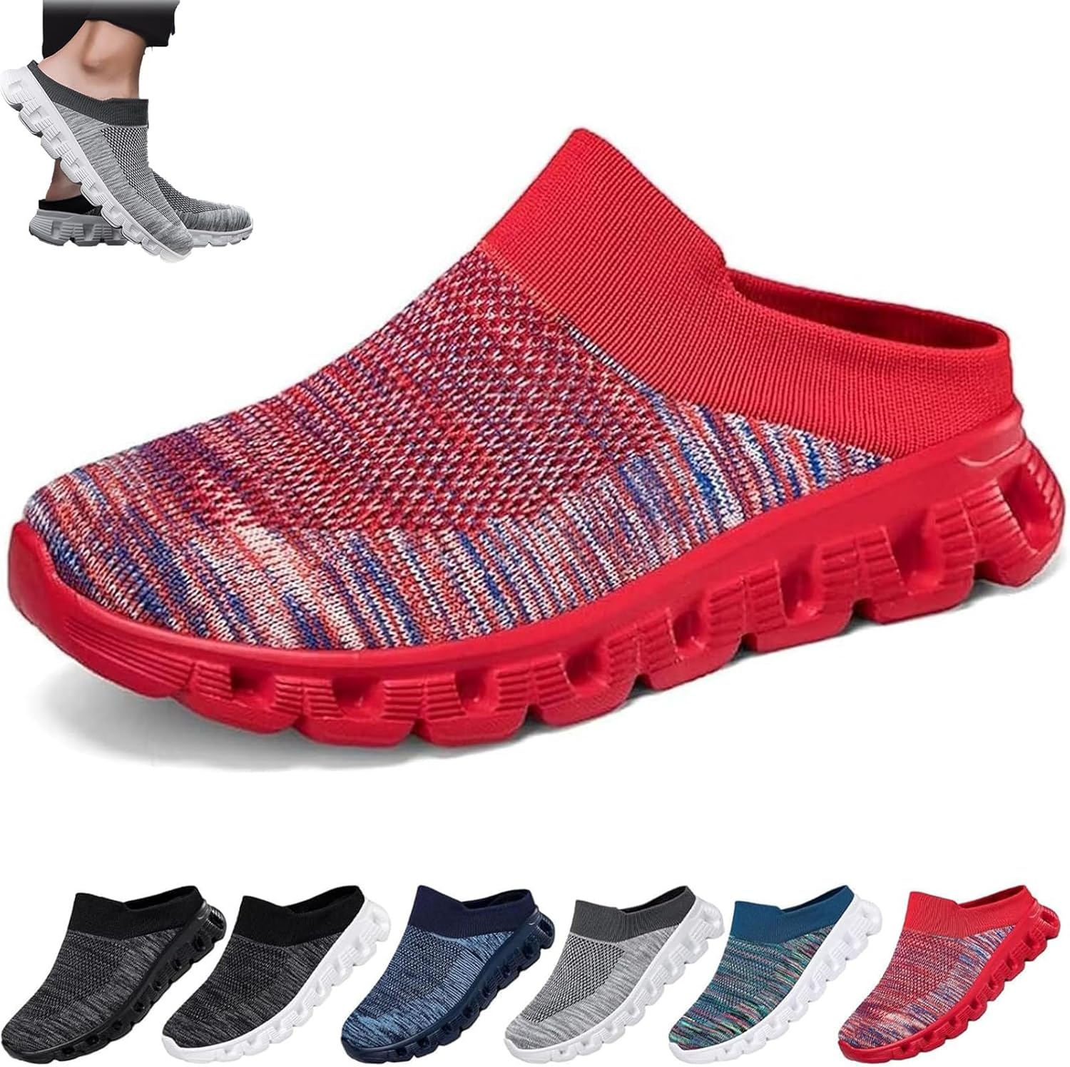 Плетеные дышащие мужские шлепанцы с отверстиями, повседневная обувь, сетчатые слипоны для прогулок, летние сандалии Generic, красный
Плетеные дышащие мужские шлепанцы с отверстиями, повседневная обувь, сетчатые слипоны для прогулок, летние сандалии Generic, красный