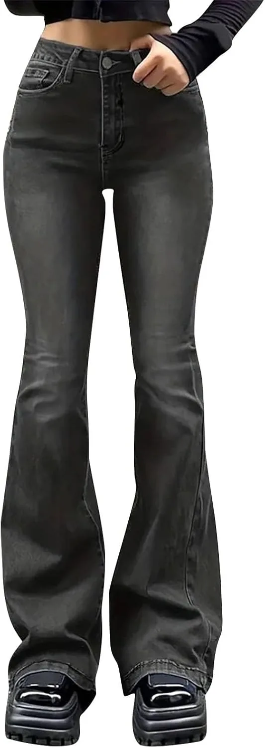 JOFOW женские джинсы буткат с растяжкой мид райз ретро широкие клеш
JOFOW женские джинсы буткат с растяжкой мид райз ретро широкие клеш