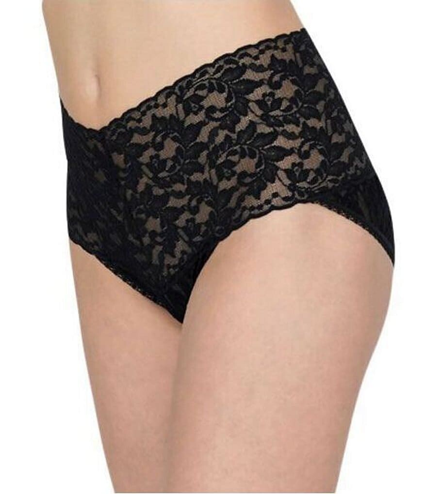 Hanky Panky Большие размеры Кружевные трусики-кини с v-образным вырезом в стиле ретро Hanky Panky, черный
Hanky Panky Большие размеры Кружевные трусики-кини с v-образным вырезом в стиле ретро Hanky Panky, черный