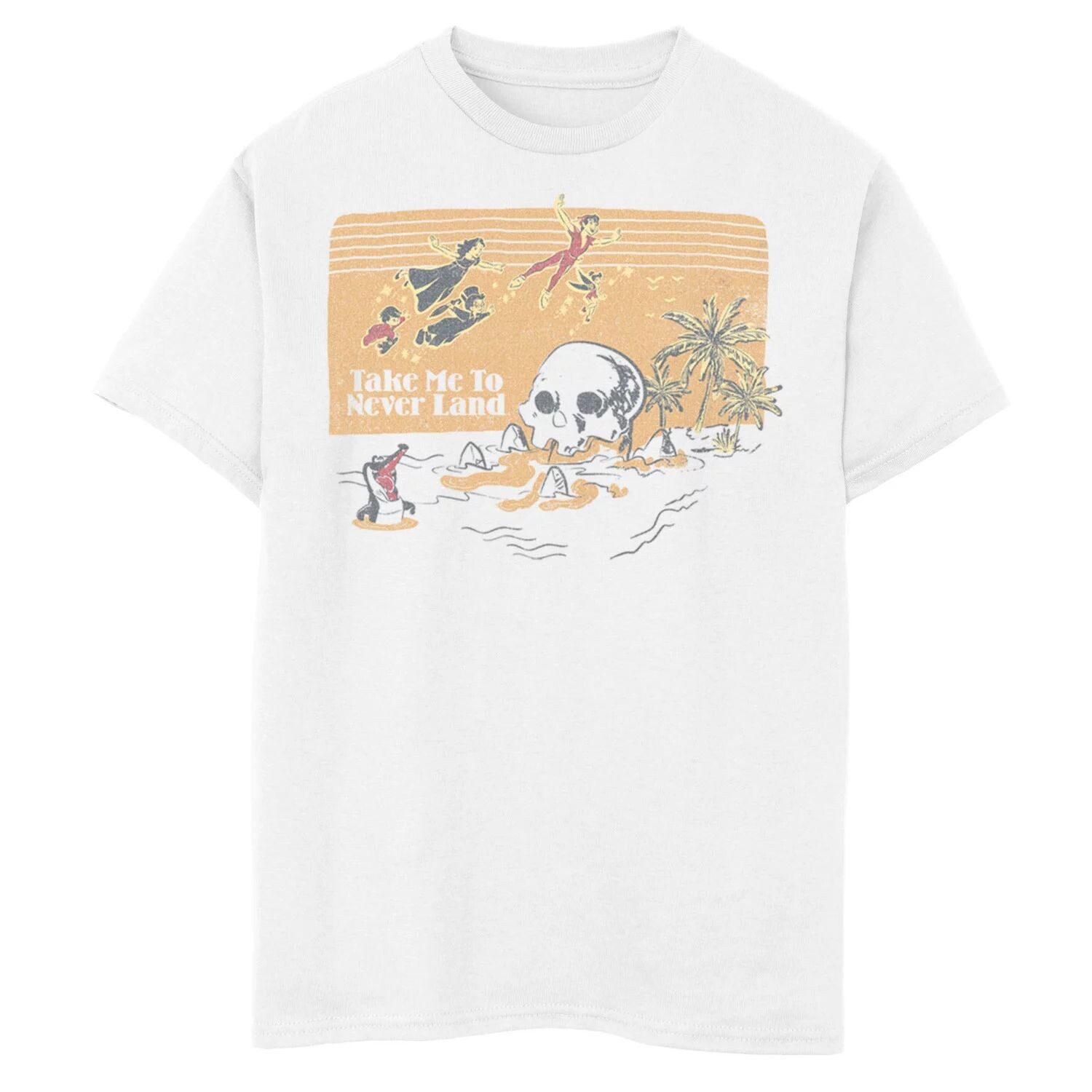 Винтажная футболка с рисунком «Питер Пэн» Disney для мальчиков 8–20 лет «Возьми меня в страну никогда» Licensed Character
Винтажная футболка с рисунком «Питер Пэн» Disney для мальчиков 8–20 лет «Возьми меня в страну никогда» Licensed Character