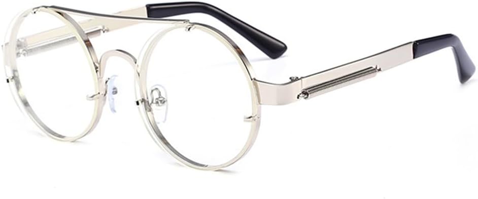 Винтажные круглые солнцезащитные очки в стиле стимпанк для мужчин и женщин, ретро-очки из металла, весеннее украшение, уличная мода, защита от ультрафиолета UV400 KTUCN, Silver Clear
Винтажные круглые солнцезащитные очки в стиле стимпанк для мужчин и женщин, ретро-очки из металла, весеннее украшение, уличная мода, защита от ультрафиолета UV400 KTUCN, Silver Clear