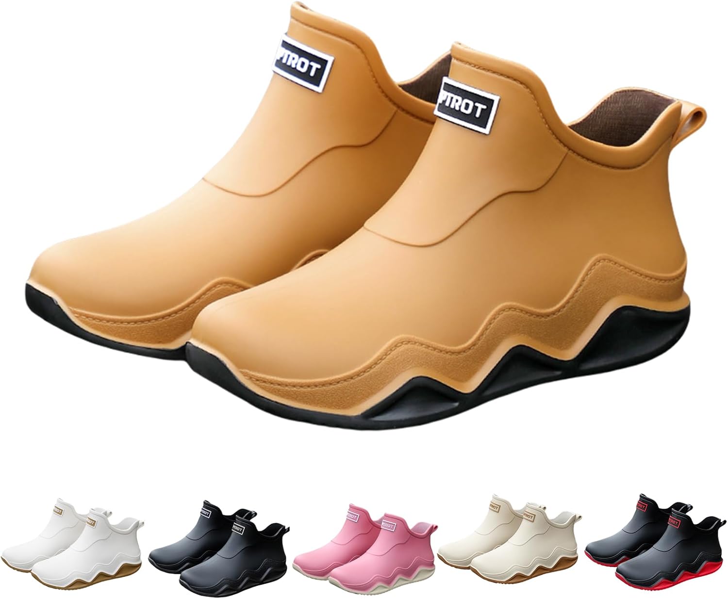 Модные дождевые ботинки Gezolligheid для мужчин и женщин, пара, противоскользящие, износостойкие, водонепроницаемые, для работы на улице, рыбалки и путешествий, желтый
Модные дождевые ботинки Gezolligheid для мужчин и женщин, пара, противоскользящие, износостойкие, водонепроницаемые, для работы на улице, рыбалки и путешествий, желтый