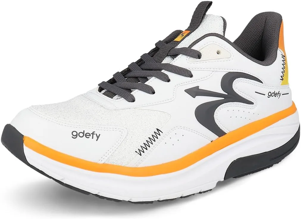 Кроссовки Gravity Defyer g-defy Energiya для мужчин | Удобная ортопедическая обувь для длительного стояния | Запатентованная технология VersoShock | Широкий носок, белый/серый
Кроссовки Gravity Defyer g-defy Energiya для мужчин | Удобная ортопедическая обувь для длительного стояния | Запатентованная технология VersoShock | Широкий носок, белый/серый