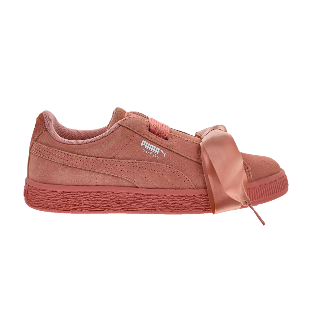 Кроссовки Suede Heart Jr Puma, коричневый 
Кроссовки Suede Heart Jr Puma, коричневый