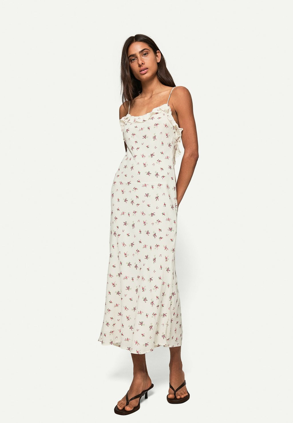 Повседневное платье Bershka, коричневый
Повседневное платье Bershka, коричневый