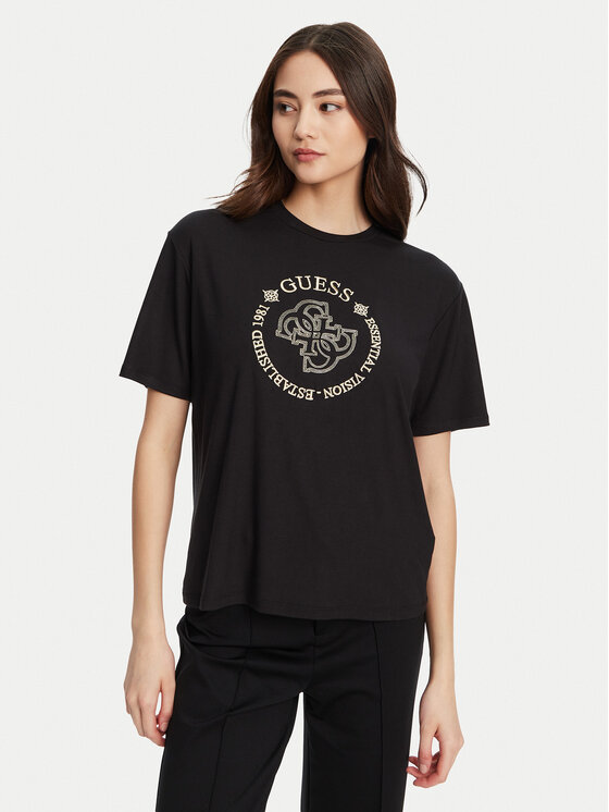 Футболка regular fit V5YI05 KCOA2 Guess, чёрный
Футболка regular fit V5YI05 KCOA2 Guess, чёрный