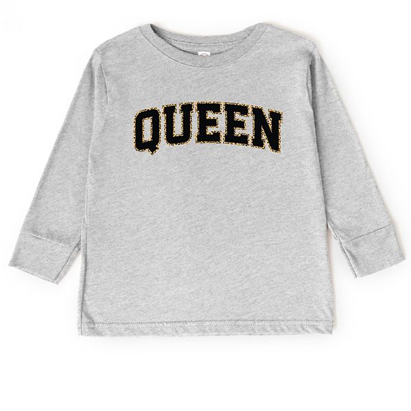 Футболка с длинным рукавом Queen leopard print для малышей The Juniper Shop, Heather Grey
Футболка с длинным рукавом Queen leopard print для малышей The Juniper Shop, Heather Grey
