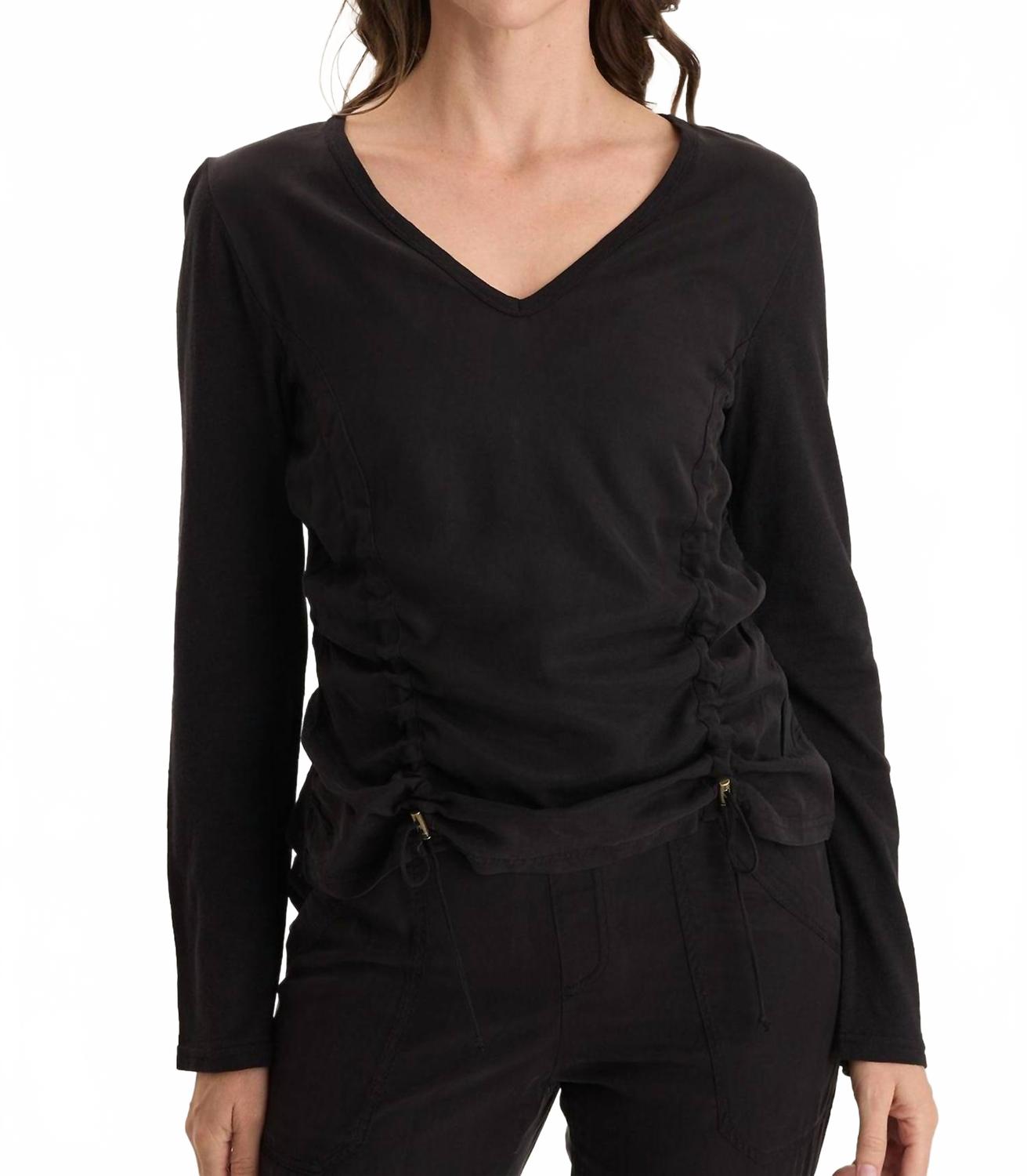 XCVI Футболка с длинным рукавом Ketti, черная
XCVI Футболка с длинным рукавом Ketti, черная