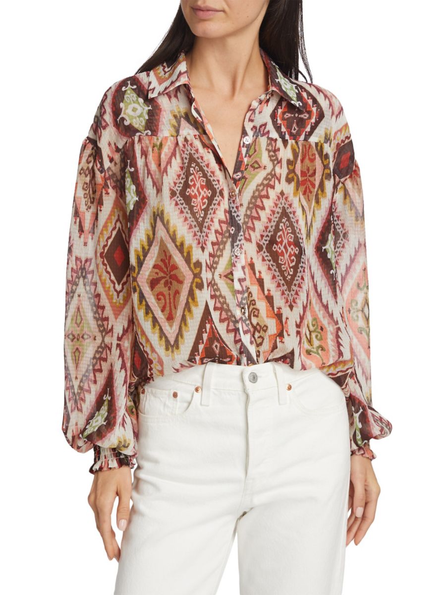 Рубашка Brielle с принтом на пуговицах Ramy Brook, цвет Multi Combo Soho Diamond
Рубашка Brielle с принтом на пуговицах Ramy Brook, цвет Multi Combo Soho Diamond