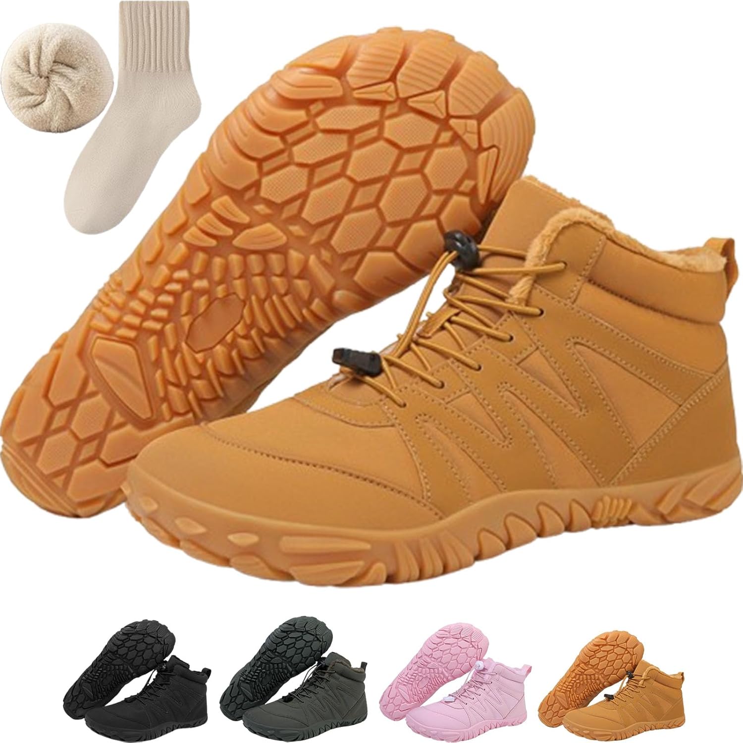 Зимние походные ботинки для женщин и мужчин, водонепроницаемые, теплые, повседневные снежные, с нескользящей подошвой, минималистичная обувь для прогулок на открытом воздухе Generic, желтый
Зимние походные ботинки для женщин и мужчин, водонепроницаемые, теплые, повседневные снежные, с нескользящей подошвой, минималистичная обувь для прогулок на открытом воздухе Generic, желтый