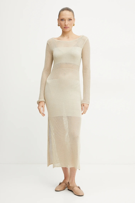 Платье Fracomina, бежевый
Платье Fracomina, бежевый