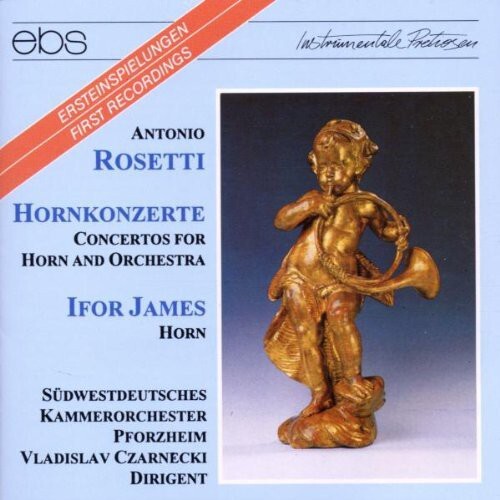 CD диск Rosetti / James,Ifor / Swg Cham Orch, Czarnecki: Concertos for Horn & Orchestra
CD диск Rosetti / James,Ifor / Swg Cham Orch, Czarnecki: Concertos for Horn & Orchestra