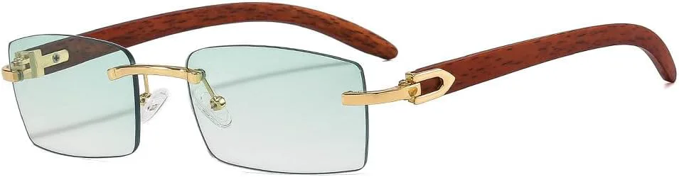 Мужские солнцезащитные очки в стиле ретро без оправы, маленькие женские солнцезащитные очки для активного отдыха, очки с защитой от УФ-излучения UV400 TKKTLLT, Green
Мужские солнцезащитные очки в стиле ретро без оправы, маленькие женские солнцезащитные очки для активного отдыха, очки с защитой от УФ-излучения UV400 TKKTLLT, Green