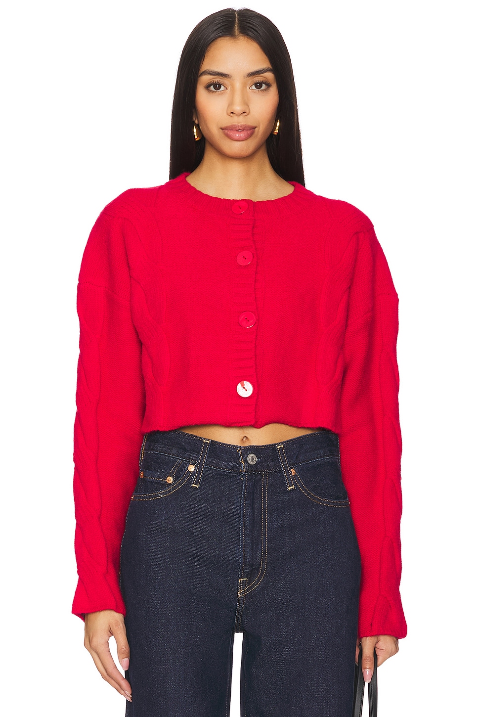 Кардиган laine с косами Sndys, красный
Кардиган laine с косами Sndys, красный