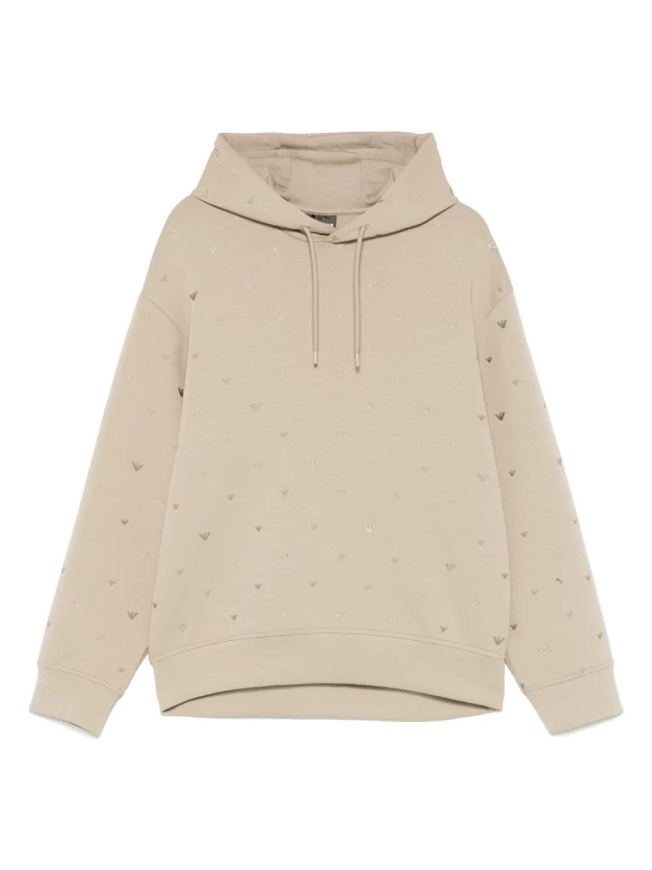 Худи с вышитым логотипом Emporio Armani, коричневый
Худи с вышитым логотипом Emporio Armani, коричневый