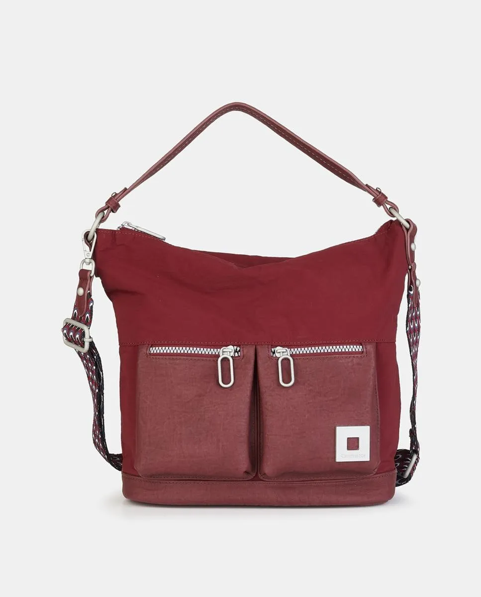 Сумка-хобо с застёжкой-молнией Caminatta, бордовый
Сумка-хобо с застёжкой-молнией Caminatta, бордовый
