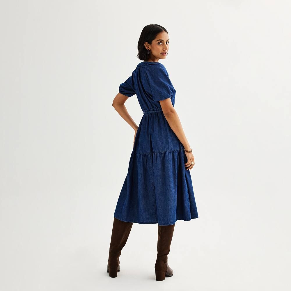 Платье миди Petite Sonoma Goods For Life с эластичными рукавами, цвет Wine Navy Floral
Платье миди Petite Sonoma Goods For Life с эластичными рукавами, цвет Wine Navy Floral