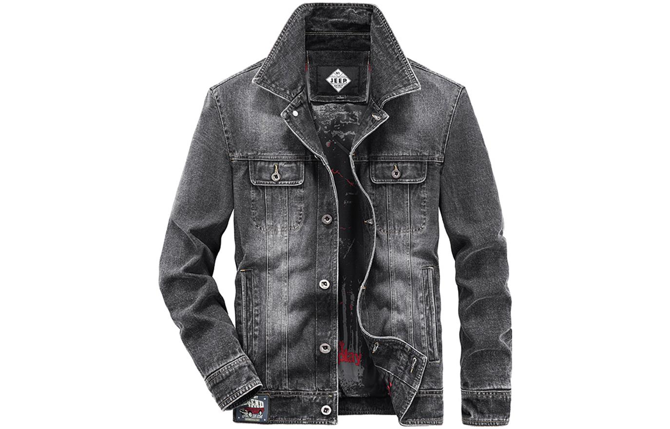 JEEP SPIRIT Джинсовая куртка мужская, Gray 
JEEP SPIRIT Джинсовая куртка мужская, Gray