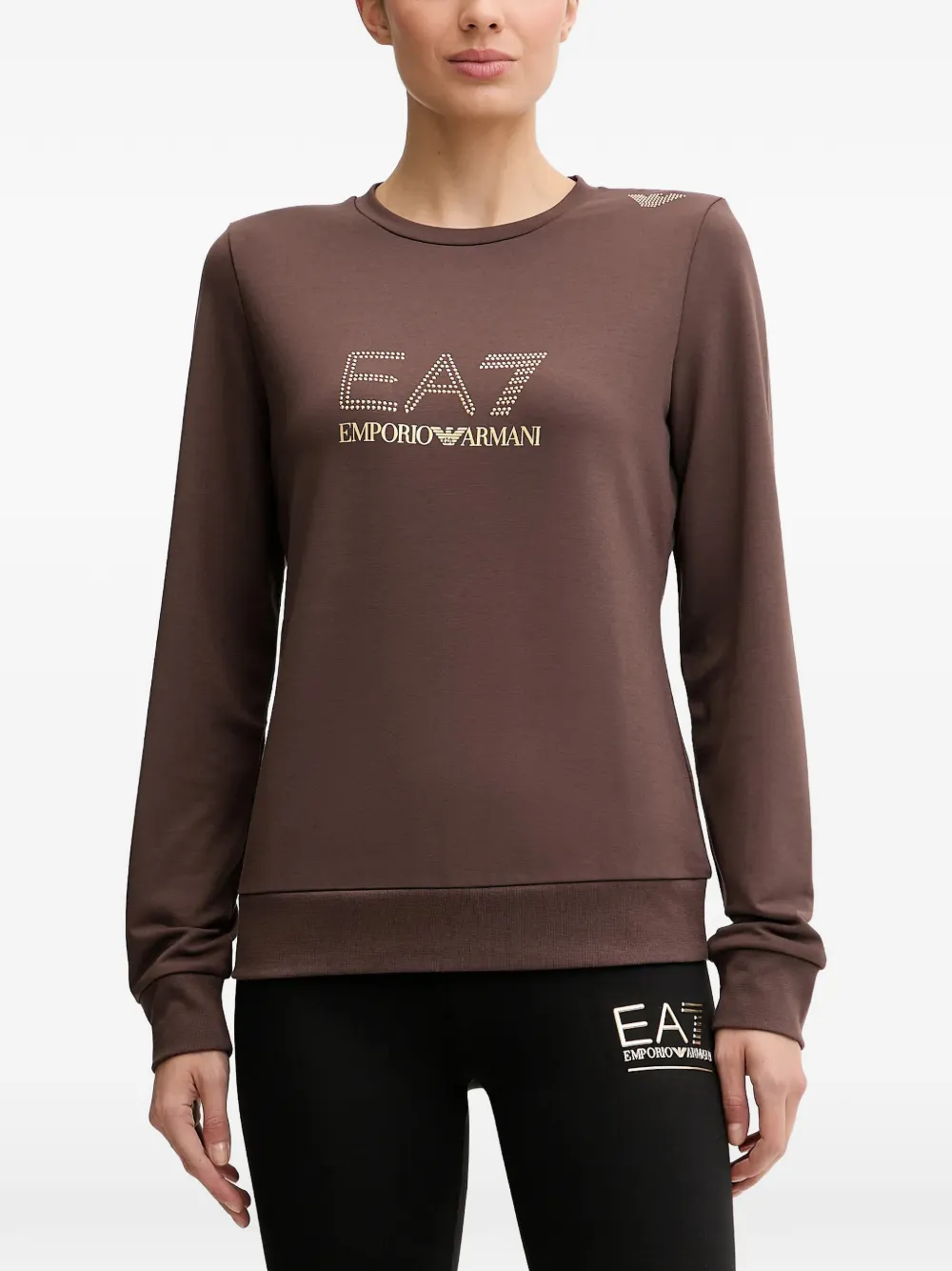 Толстовка с круглым вырезом и логотипом Ea7 Emporio Armani, коричневый
Толстовка с круглым вырезом и логотипом Ea7 Emporio Armani, коричневый