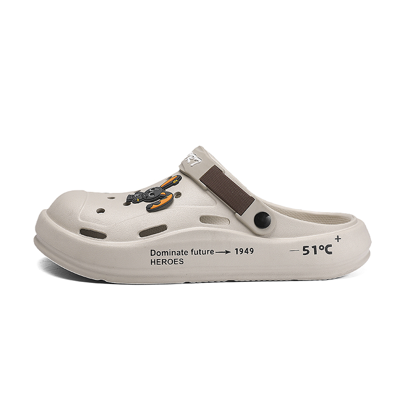 NANJIREN Клоги мужские серые, цвет Gray 
NANJIREN Клоги мужские серые, цвет Gray