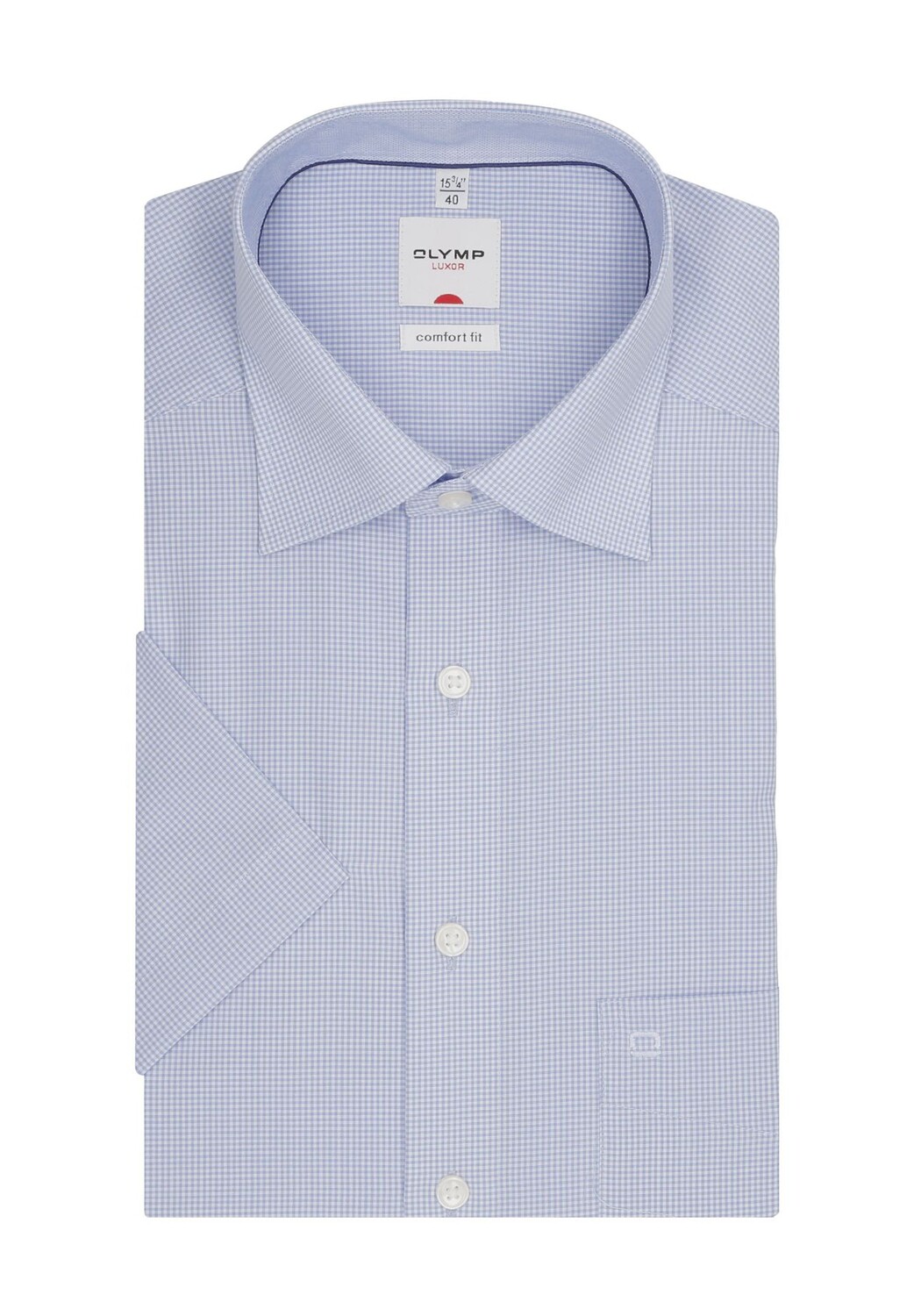 Рубашка деловая Люксор, короткий рукав, комфортного кроя, в клетку, мужская OLYMP, цвет Bleu
Рубашка деловая Люксор, короткий рукав, комфортного кроя, в клетку, мужская OLYMP, цвет Bleu