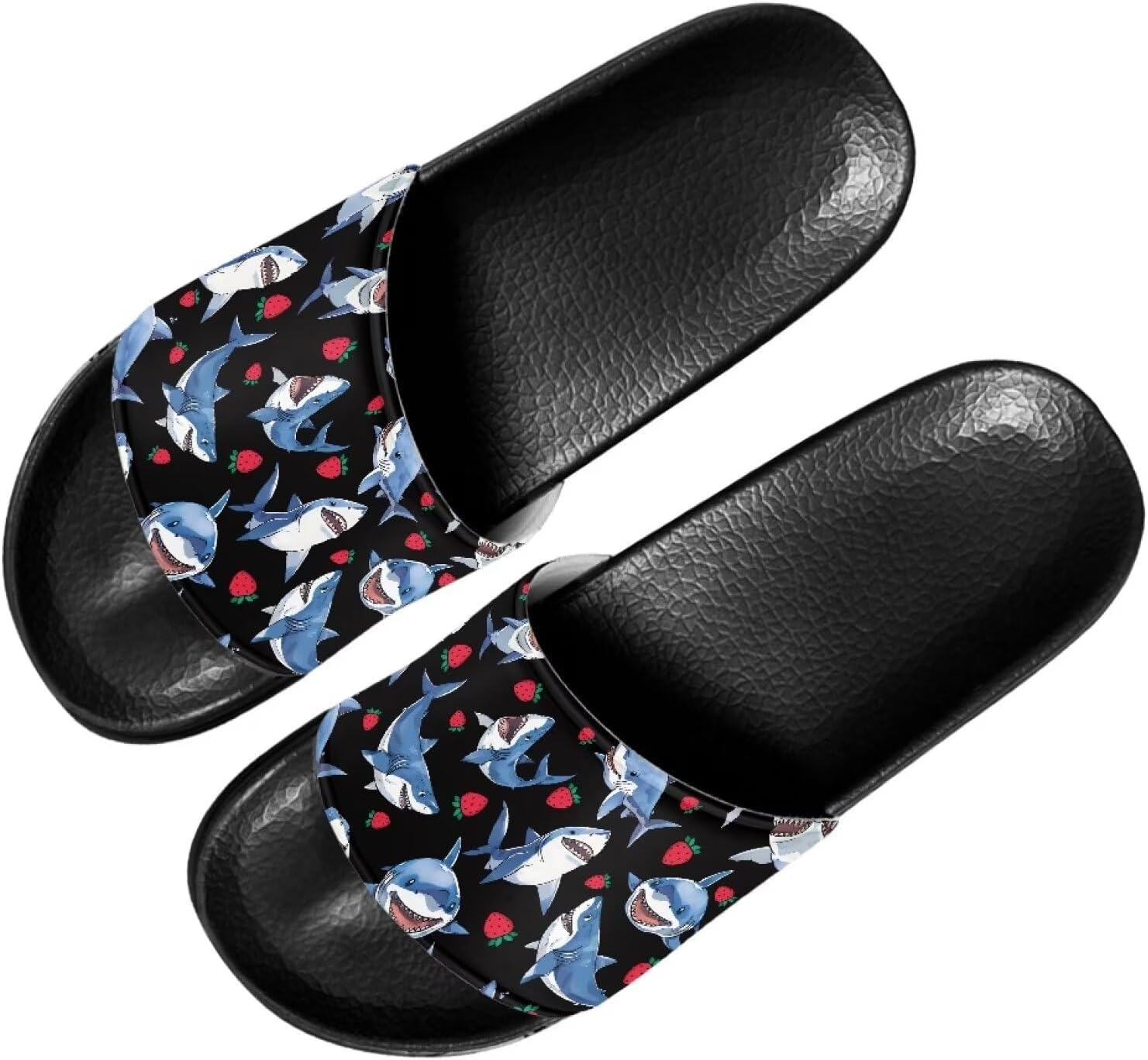 Сандалии Forchrinse Hummingbird Flower для мужчин и женщин, летние плоские сандалии, пляжные и душевые тапочки, быстро сохнут, Shark
Сандалии Forchrinse Hummingbird Flower для мужчин и женщин, летние плоские сандалии, пляжные и душевые тапочки, быстро сохнут, Shark