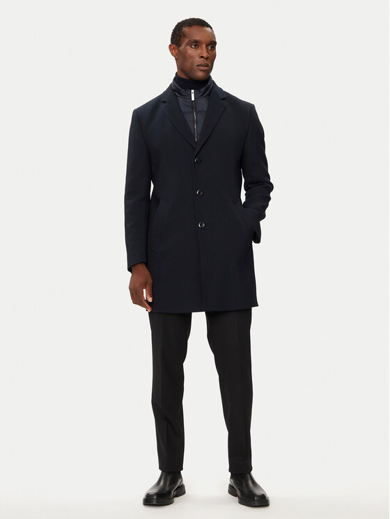 Шерстяное пальто regular fit 626228-64084 Bugatti, синий
Шерстяное пальто regular fit 626228-64084 Bugatti, синий