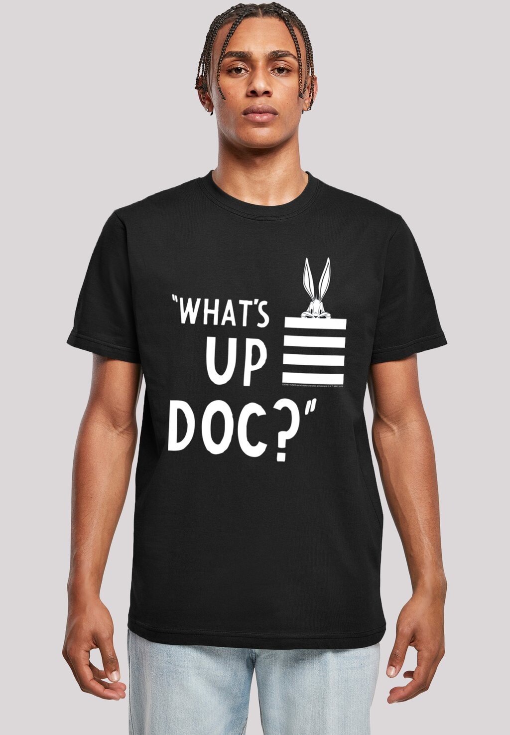 Футболка с принтом LOONEY TUNES BUGS BUNNY WHAT'S UP DOC STRIPES F4NT4STIC, черный
Футболка с принтом LOONEY TUNES BUGS BUNNY WHAT'S UP DOC STRIPES F4NT4STIC, черный