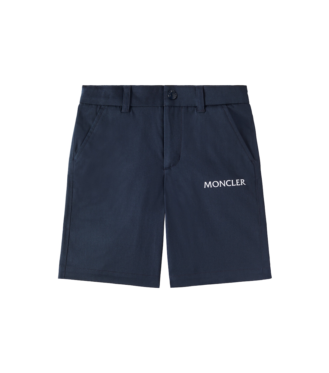 Шорты из габардина с хлопком и логотипом Moncler Enfant, синий
Шорты из габардина с хлопком и логотипом Moncler Enfant, синий