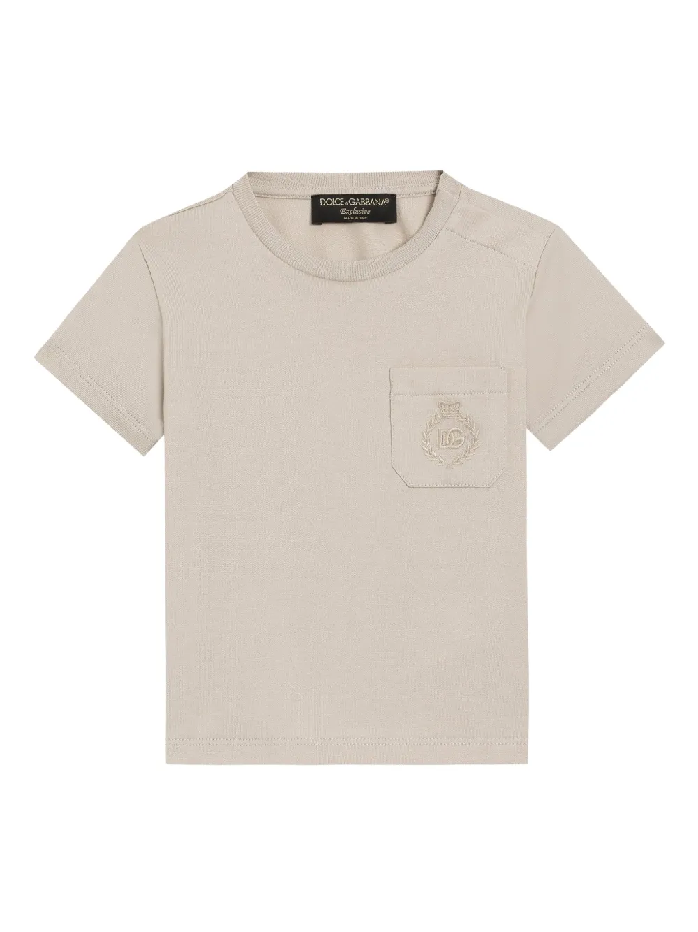 Футболка с вышитым логотипом Dolce & Gabbana Kids, нейтральный
Футболка с вышитым логотипом Dolce & Gabbana Kids, нейтральный
