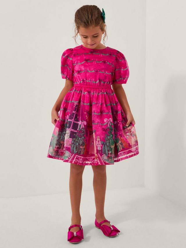 Детское платье с рюшами и пышными рукавами в новогоднем стиле Monsoon, Pink
Детское платье с рюшами и пышными рукавами в новогоднем стиле Monsoon, Pink