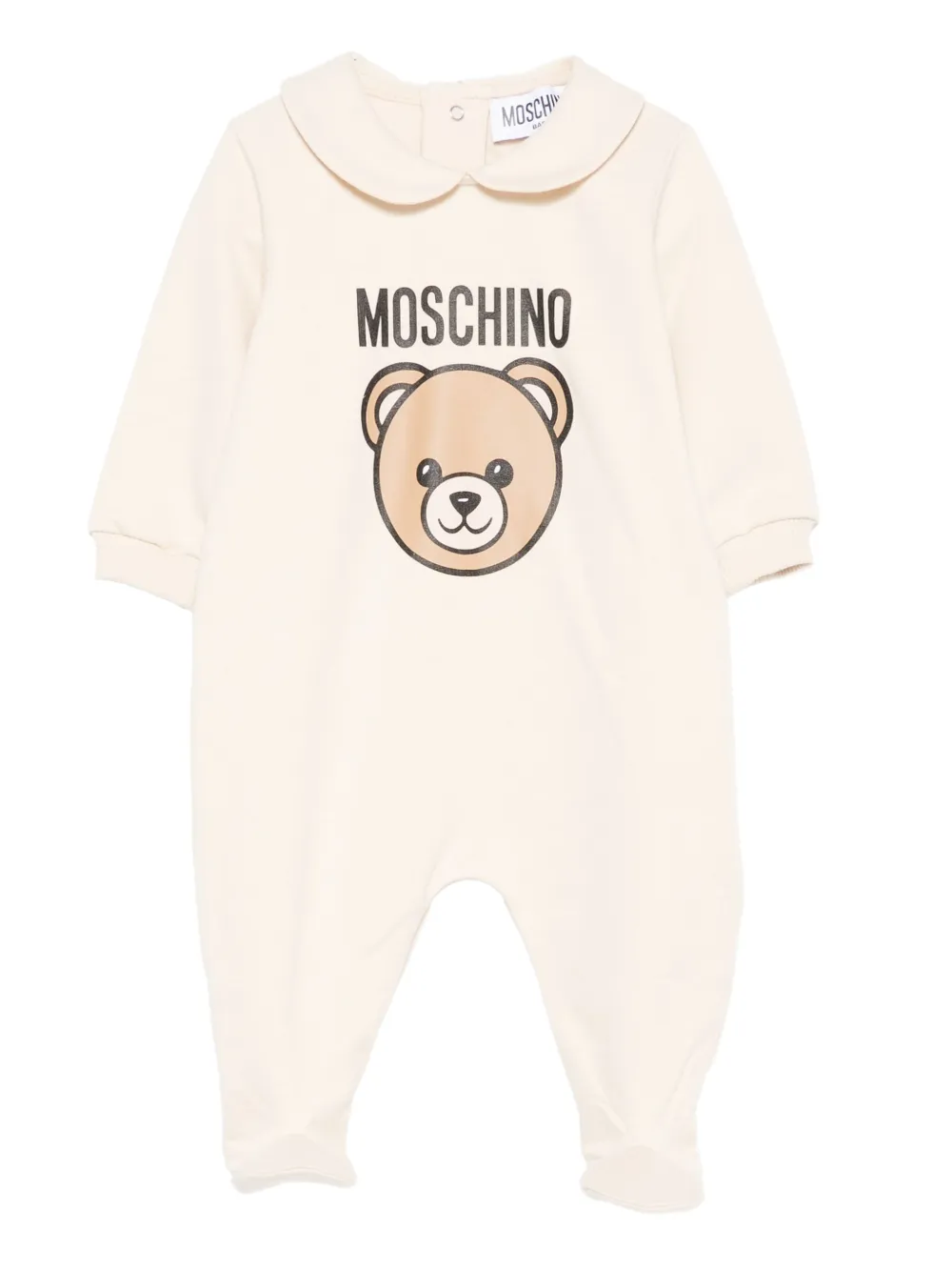 Пижама с воротником Питер Пэн Moschino Kids, нейтральный
Пижама с воротником Питер Пэн Moschino Kids, нейтральный