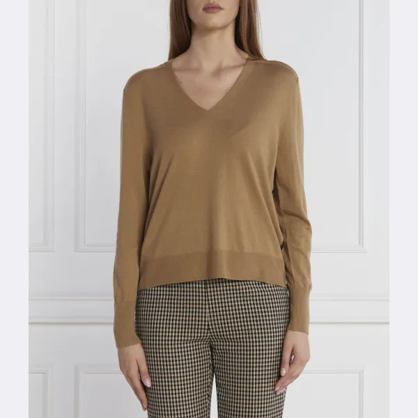 Свитер свободного кроя с добавлением шерсти и кашемира Marc Cain, коричневый
Свитер свободного кроя с добавлением шерсти и кашемира Marc Cain, коричневый