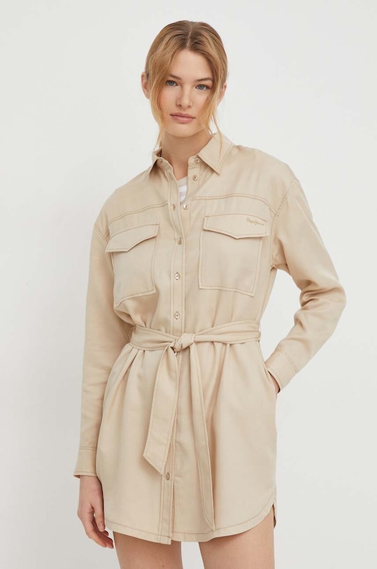 Платье Beate Pepe Jeans, бежевый
Платье Beate Pepe Jeans, бежевый