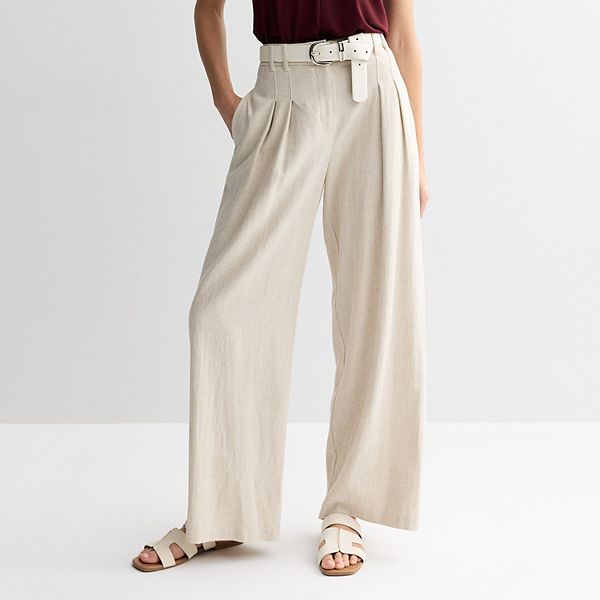 Женские брюки из льняной смеси с плиссировкой Nine West, Natural Flax
Женские брюки из льняной смеси с плиссировкой Nine West, Natural Flax