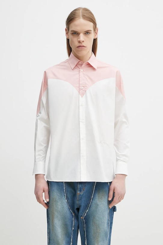 Рубашка свободного кроя из хлопка с вышитым сердцем Fiorucci, белый
Рубашка свободного кроя из хлопка с вышитым сердцем Fiorucci, белый