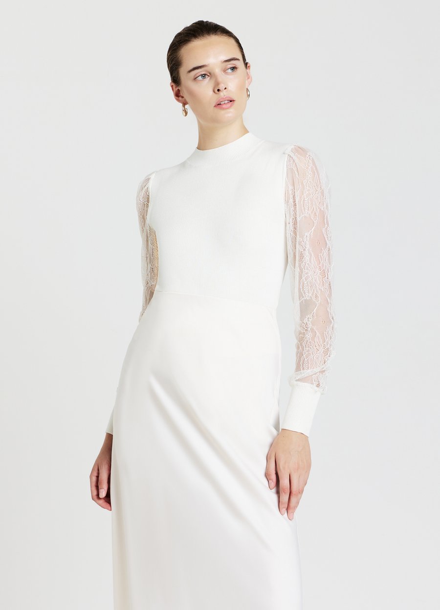 Топ Calliope CON MANICHE IN PIZZO, Bianco Lana/White Denim
Топ Calliope CON MANICHE IN PIZZO, Bianco Lana/White Denim