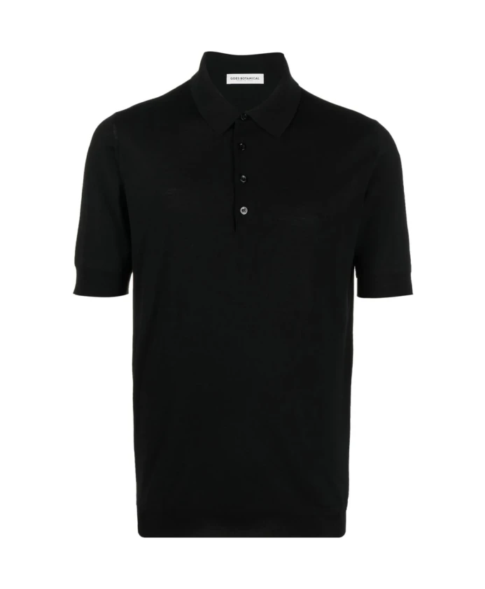 Свитер с воротником-поло из мериносовой шерсти Goes Botanical, черный
Свитер с воротником-поло из мериносовой шерсти Goes Botanical, черный
