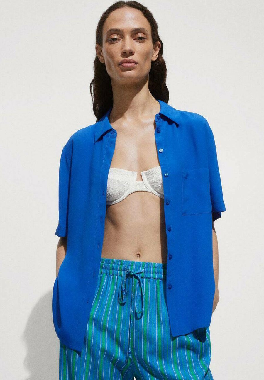 Блуза Mango SHORT SLEEVE POCKET, Dark Blue
Блуза Mango SHORT SLEEVE POCKET, Dark Blue