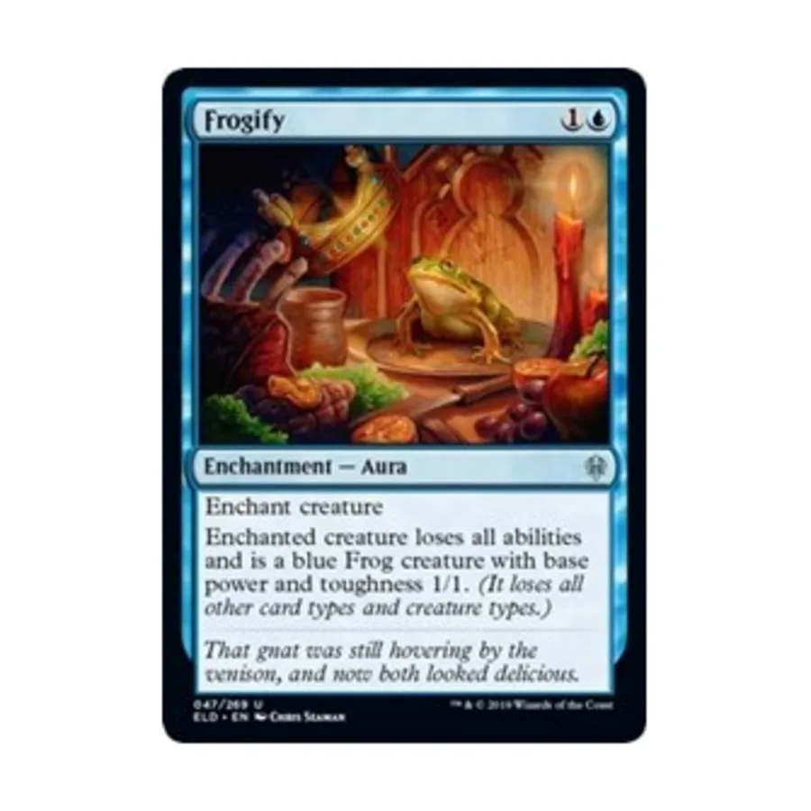 CCG Фрогифай (U), MTG - Throne of Eldraine
CCG Фрогифай (U), MTG - Throne of Eldraine