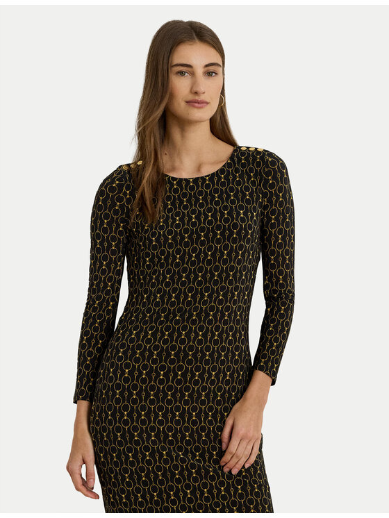 Повседневное платье slim fit 200980037001 Lauren Ralph Lauren, черный
Повседневное платье slim fit 200980037001 Lauren Ralph Lauren, черный