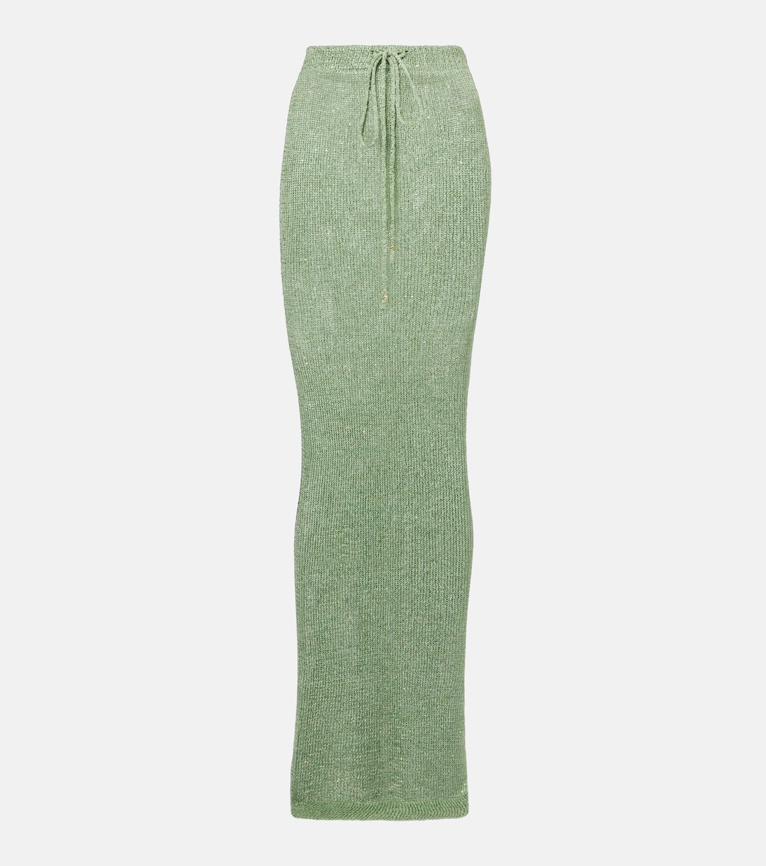 Альма вязаная макси-юбка с пайетками Bananhot, Sage Green Sequin Knit
Альма вязаная макси-юбка с пайетками Bananhot, Sage Green Sequin Knit