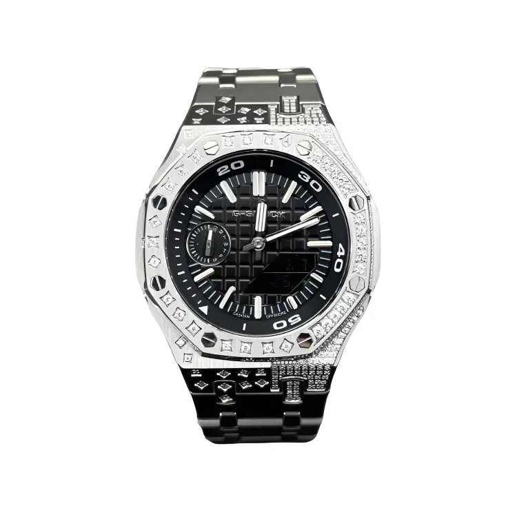 CASIO Ремешок из нержавеющей стали с кварцевым механизмом серии Retrofit, мужские часы, черный циферблат
CASIO Ремешок из нержавеющей стали с кварцевым механизмом серии Retrofit, мужские часы, черный циферблат