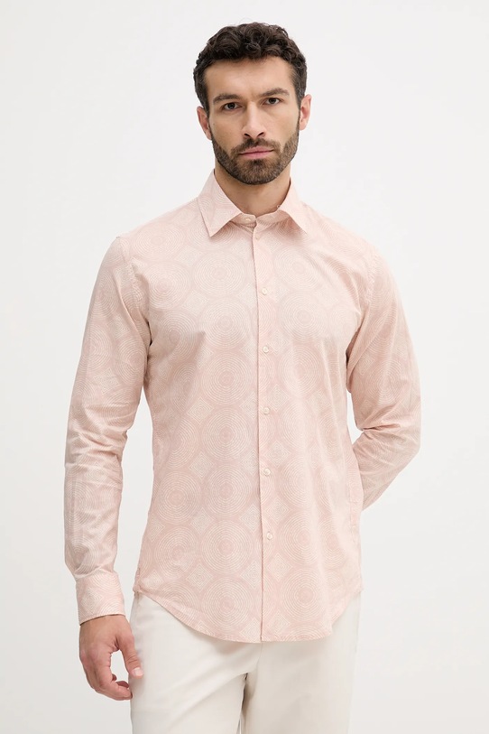 Хлопковая рубашка United Colors Of Benetton, оранжевый
Хлопковая рубашка United Colors Of Benetton, оранжевый