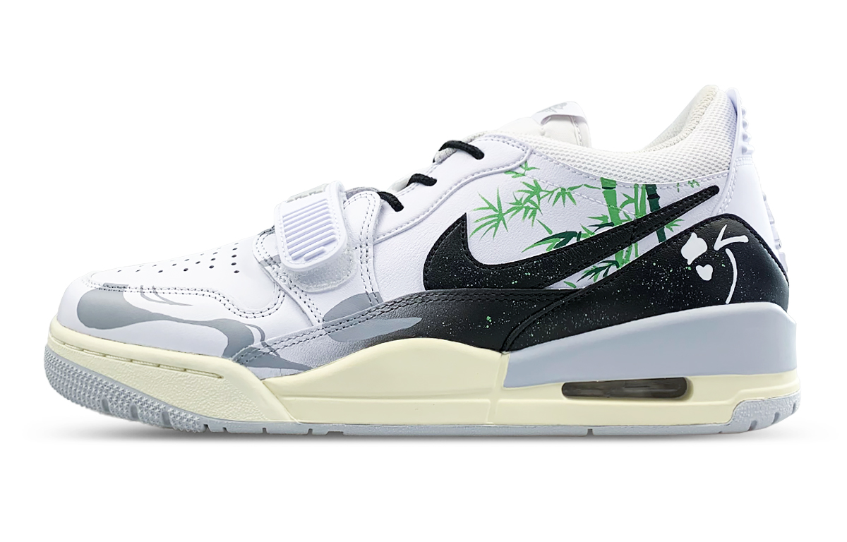 Jordan Баскетбольные кроссовки Legacy 312 с низким верхом, износостойкие, антискользящие, мужские, цвет: черный, белый, серый 
Jordan Баскетбольные кроссовки Legacy 312 с низким верхом, износостойкие, антискользящие, мужские, цвет: черный, белый, серый